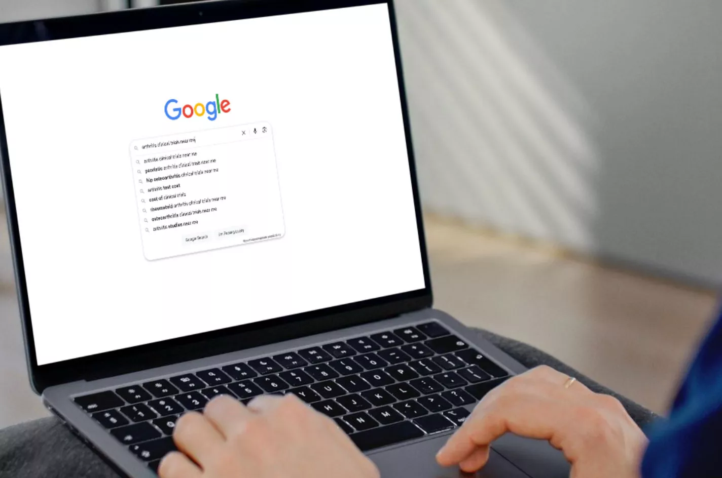 Google Search For Clinical Trial