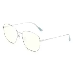 Geometric Metal Frame with Blue Light Blocking Glasses #80J33L