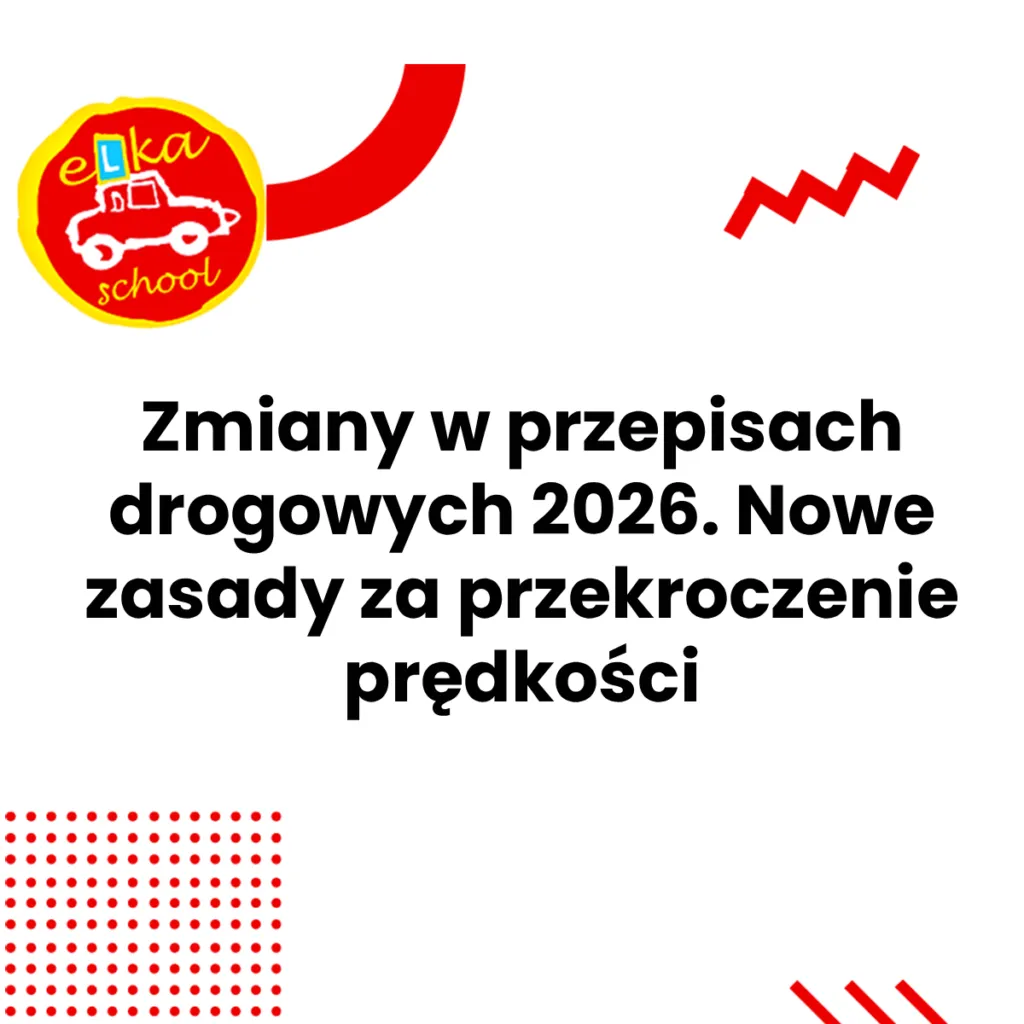 Zmiany w przepisach drogowych 2026. Nowe zasady za przekroczenie prędkości