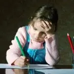 Little Girl Studying - Virginia Family Law Blog Private School Children