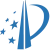 A blue stylized "P" e nang le dinaledi tse tharo ka lehlakoreng le letshehadi, giving "patent 2" thetso ya bokgabane ba hae.