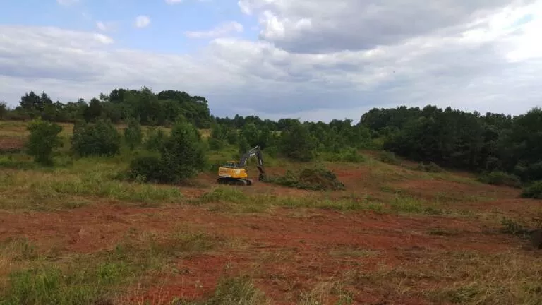 site preparation work