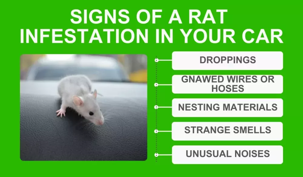 Signs of a Rat Infestation in Your Car