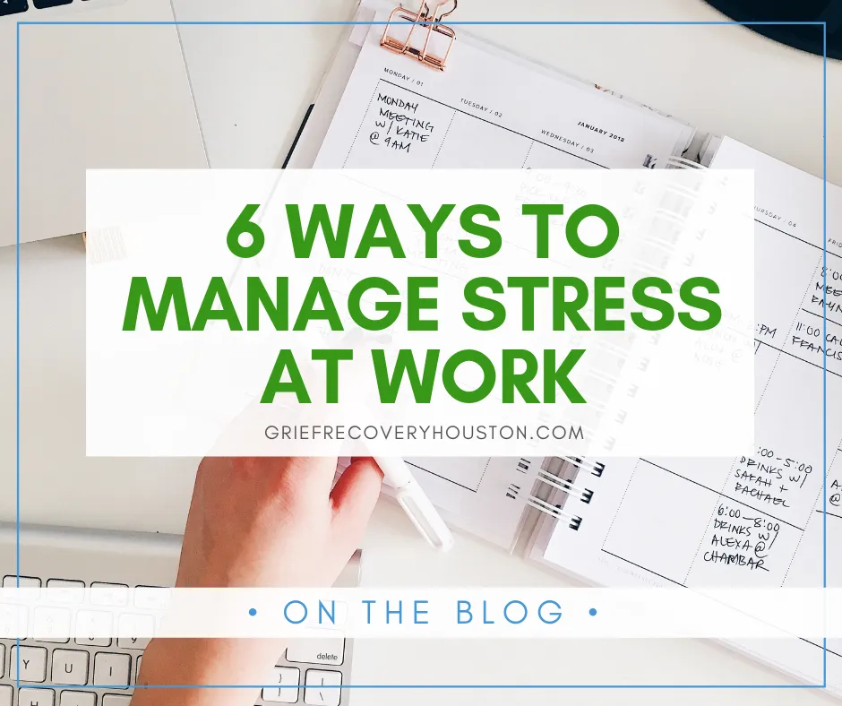 6 Ways to Manage Stress at Work 7 stress