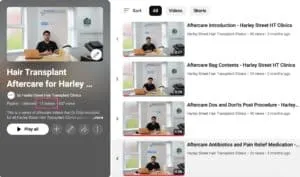 Hair Transplant Itching YouTube hair transplant aftercare series