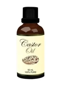 Castor Oil for Hair Growth bottle of castor oil
