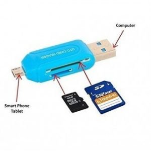 UNIVERSAL MICRO USB SD TF CARD READER WITH MICRO USB OTG ADAPTER FOR ALL SMARTPHONES, LAPTOP PC (COLORS MAY VARY) Cardreader UNIVERSAL MICRO USB SD TF CARD READER WITH MICRO USB OTG ADAPTER FOR ALL SMARTPHONES LAPTOP PC (COLORS MAY VARY) Dealer India