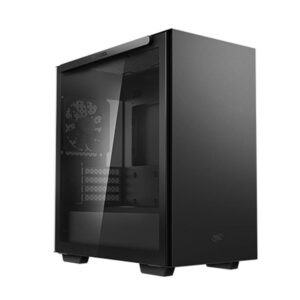 Deepcool MACUBE 110 (M-ATX) Mid Tower Black Cabinet With Tempered Glass Side Panel R-MACUBE110-BKNGM1N-G-1 PC Cabinet-Deepcool Deepcool MACUBE 110 (M-ATX) Mid Tower Black Cabinet With Tempered Glass Side Panel R-MACUBE110-BKNGM1N-G-1 PC Cabinet-Deepcool