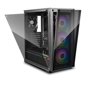 DEEPCOOL MATREXX 70 ADD-RGB 3F Mid Tower Cabinet DP-ATX-MATREXX70-BKG0P-3F PC Cabinet-Deepcool DEEPCOOL MATREXX 70 ADD-RGB 3F Mid Tower Cabinet DP-ATX-MATREXX70-BKG0P-3F PC Cabinet-Deepcool