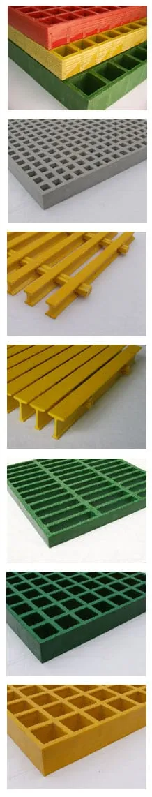FRP-Grating-Options-Liberty-Pultrusions FRP grating options sold by Liberty Pultrusions manufacturing.