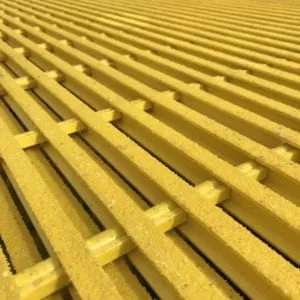Yellow Pultruded Fiberglass Grating FRP Pultrusions Liberty Pultrusions Manufacturing Pultruded fiberglass grating Liberty Pultrusions Manufacturing