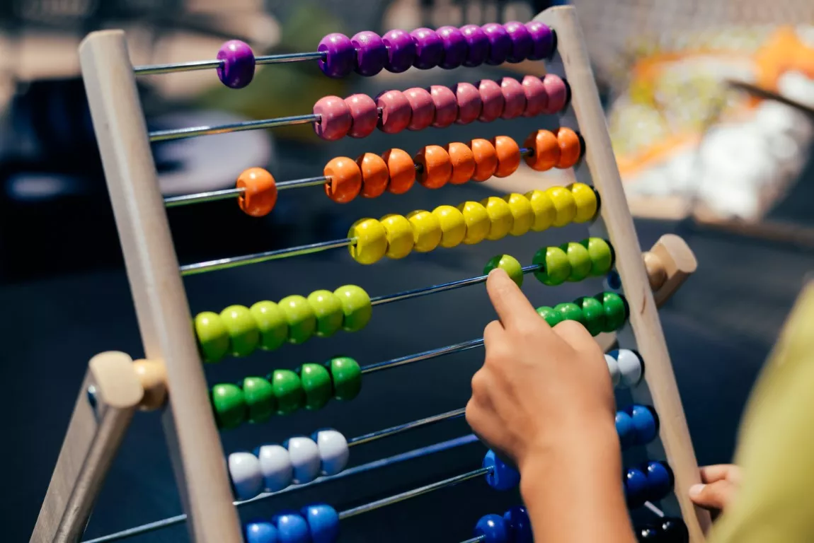 boulier pour compter avec la méthode Abacus
