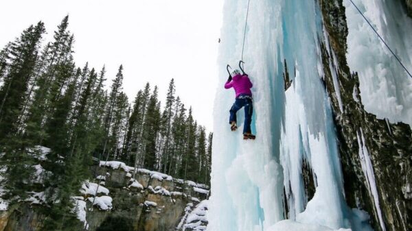 ice climbing