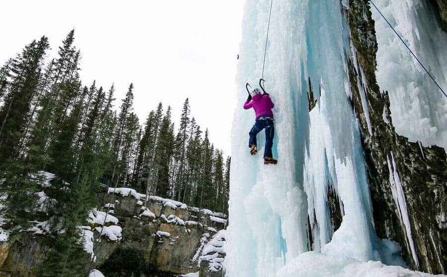 ice climbing