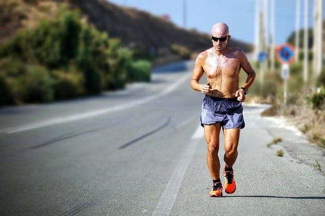 man running