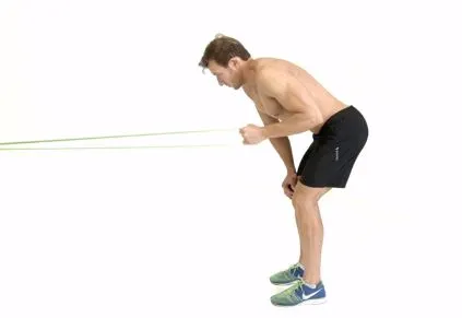 10. band tricep kickback