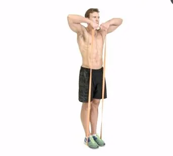 11. band bicep curl