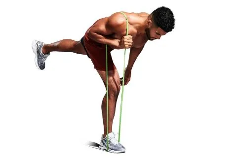 23 band single leg deadlift