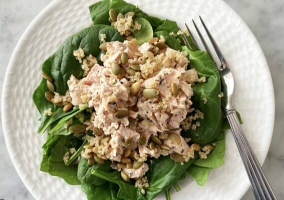 spinach tuna salad