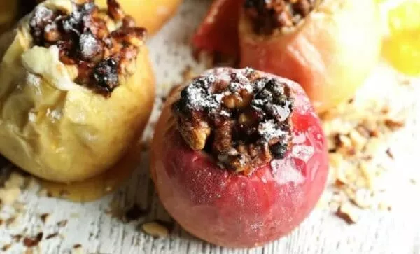 Γλυκά για δίαιτα 8 7 baked apples with nuts