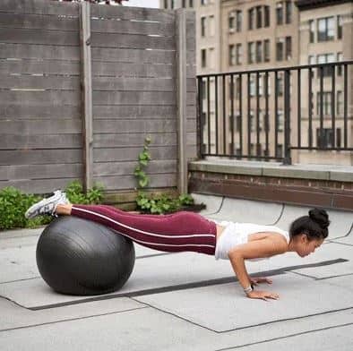 6 ball push up