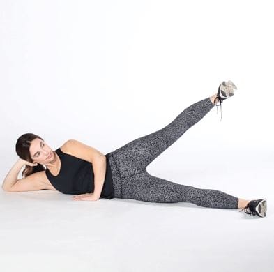 10 lying side legs