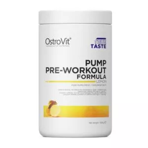 Pump pre-workout new formula - OstroVit 500g με γεύση λεμόνι