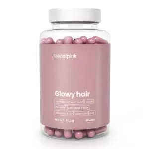 Glowy Hair - BeastPink 90 κάψουλες