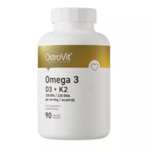 Omega 3 D3+K2 - Ostrovit 90 κάψουλες