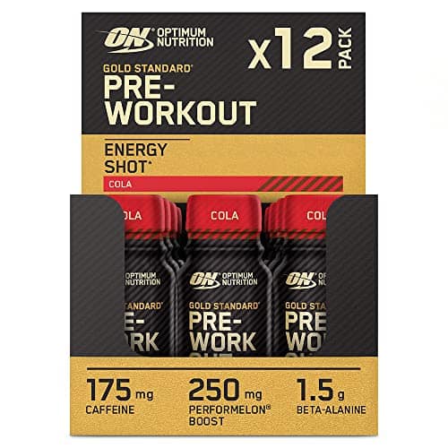 Gold Standard Pre-Workout Shot - Optimum Nutrition 12x60ml Cola 1 Gold Standard Pre-Workout Shot - Optimum Nutrition 12x60ml Cola