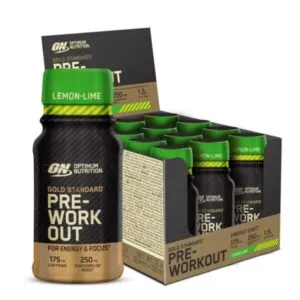 Gold Standard Pre-Workout Shot - Optimum Nutrition 12x60ml Lemon & Lime