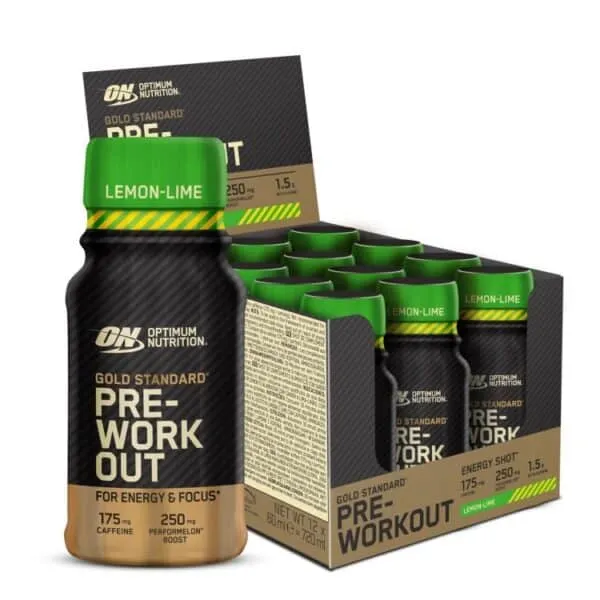 Gold Standard Pre-Workout Shot - Optimum Nutrition 60ml Lemon & Lime - Image 2