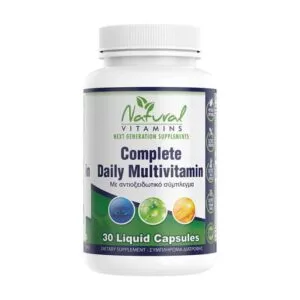 Complete Daily Multivitamin - Natural Vitamins 30 Κάψουλες