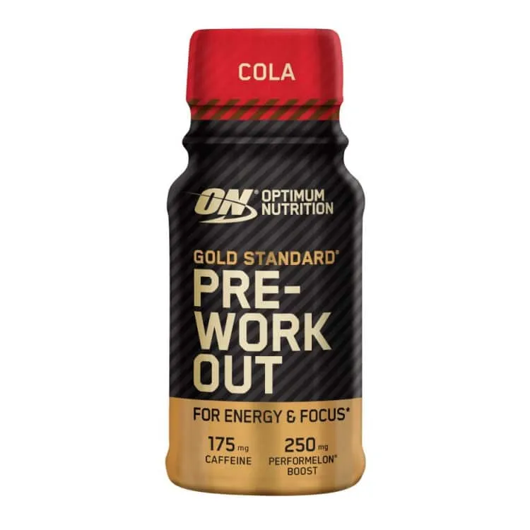 Gold Standard Pre-Workout Shot - Optimum Nutrition 60ml Cola