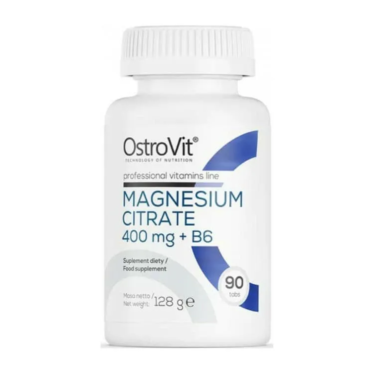 Magnesium Citrate 400 mg + B6 - OstroVit 90 ταμπλέτες 1 Magnesium Citrate 400 mg + B6 - OstroVit 90 ταμπλέτες