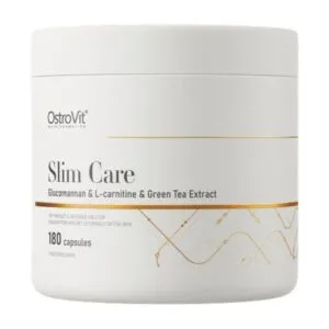 Slim Care Glucomannan & L-Carnitine & Green Tea Extract - OstroVit 180 κάψουλες