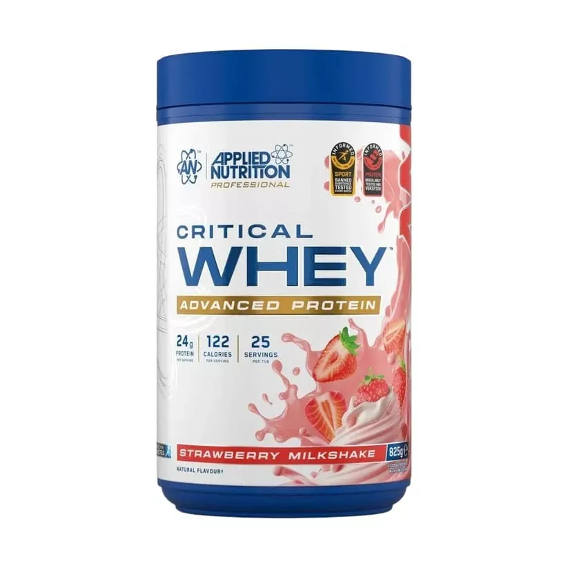Critical Whey 825g- Applied Nutrition με Γεύση Strawberry Milkshake 1 Critical Whey 825g- Applied Nutrition με Γεύση Strawberry Milkshake