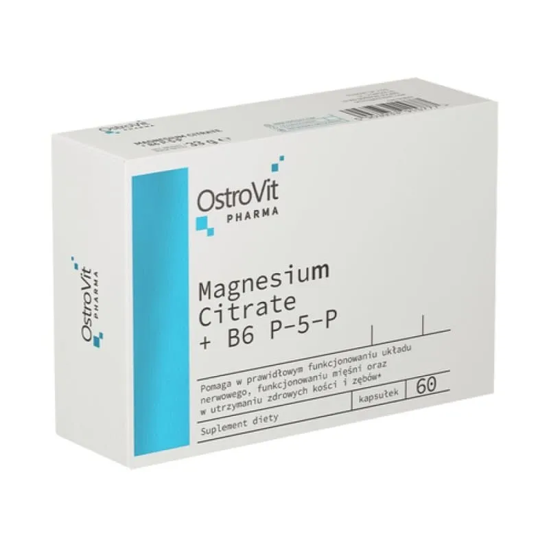 Pharma Magnesium Citrate + B6 P-5-P - OstroVit 60 κάψουλες 1 Pharma Magnesium Citrate + B6 P-5-P - OstroVit 60 κάψουλες