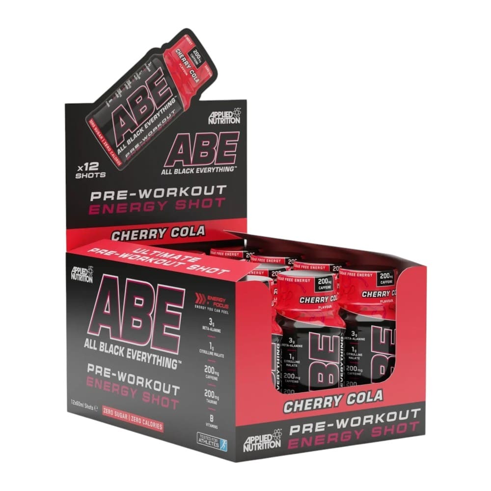 ABE Shots - Applied Nutrition Cherry Cola 12x60ml 1 ABE Shots - Applied Nutrition Cherry Cola 12x60ml