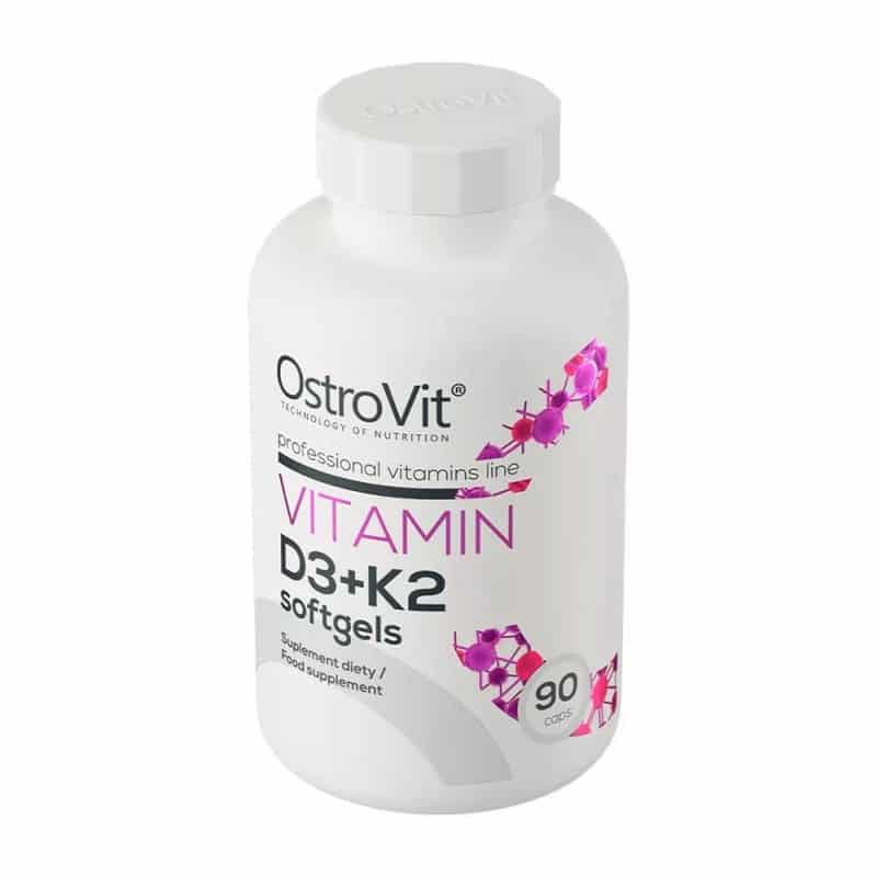 Βιταμίνη D3+Κ2 - OstroVit 90 μαλακές κάψουλες 1 Βιταμίνη D3+Κ2 - OstroVit 90 μαλακές κάψουλες