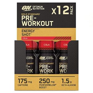 Gold Standard Pre-Workout Shot - Optimum Nutrition 12x60ml Cola