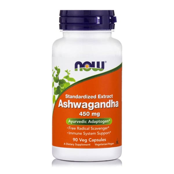 Ashwagandha 450 mg - NOW foods 90 κάψουλες 1 Ashwagandha 450 mg - NOW foods 90 κάψουλες