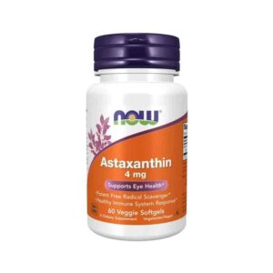 Ασταξανθίνη 4 mg - NOW Foods 60 κάψουλες