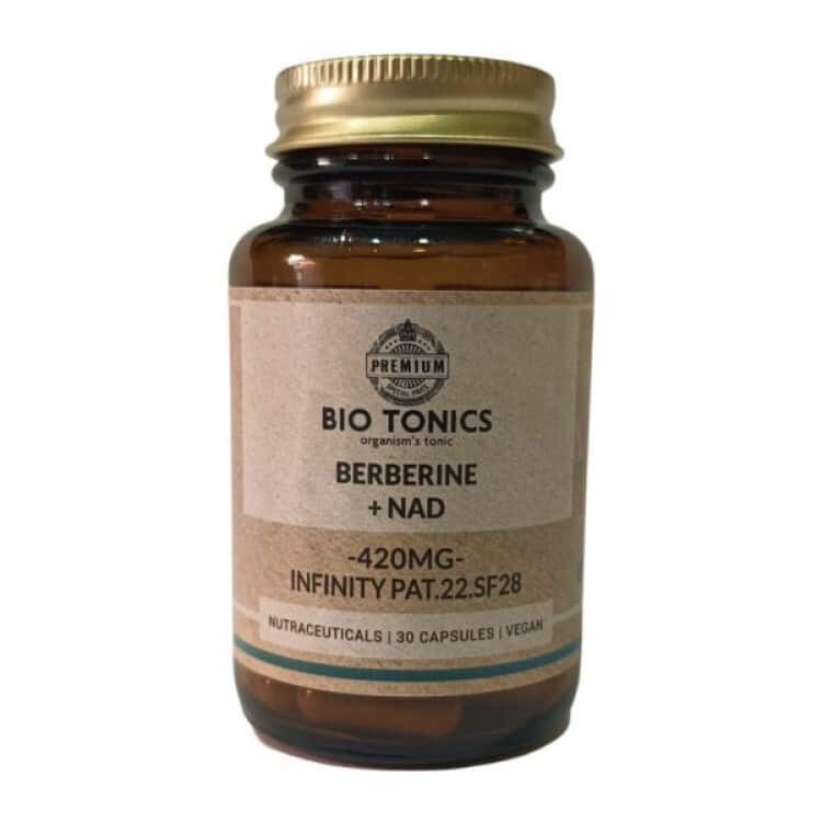 Berberine + NAD - Bio Tonics 30 κάψουλες 1 Berberine + NAD - Bio Tonics 30 κάψουλες