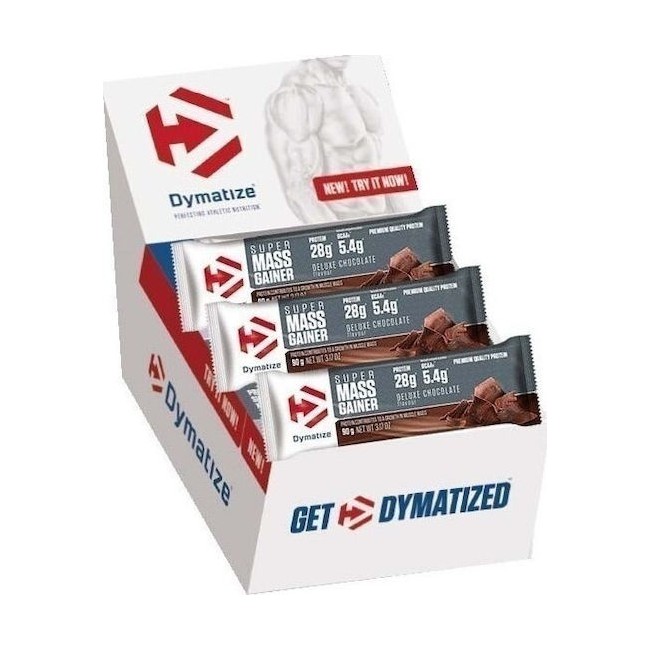 Super Mass Gainer Bar 10x90gr - Dymatize με γεύση Deluxe Chocolate 1 Super Mass Gainer Bar 10x90gr - Dymatize με γεύση Deluxe Chocolate