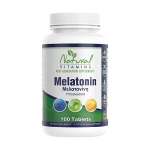 Melatonin 1mg - Natural Vitamins 100 ταμπλέτες