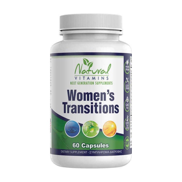 Women’s Transitions - Εμμηνόπαυση - Natural Vitamins 60 ταμπλέτες 1 Women’s Transitions - Εμμηνόπαυση - Natural Vitamins 60 ταμπλέτες