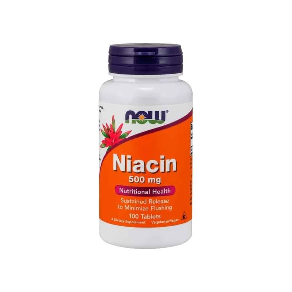 Νιασίνη 500 mg (Β3) - NOW Foods 100 κάψουλες 1 Νιασίνη 500 mg (Β3) - NOW Foods 100 κάψουλες