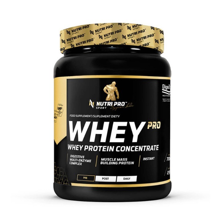 Whey PRO Πρωτεΐνη Ορού Γάλακτος - Nutri Pro Sport με Γεύση Strawberry 700gr