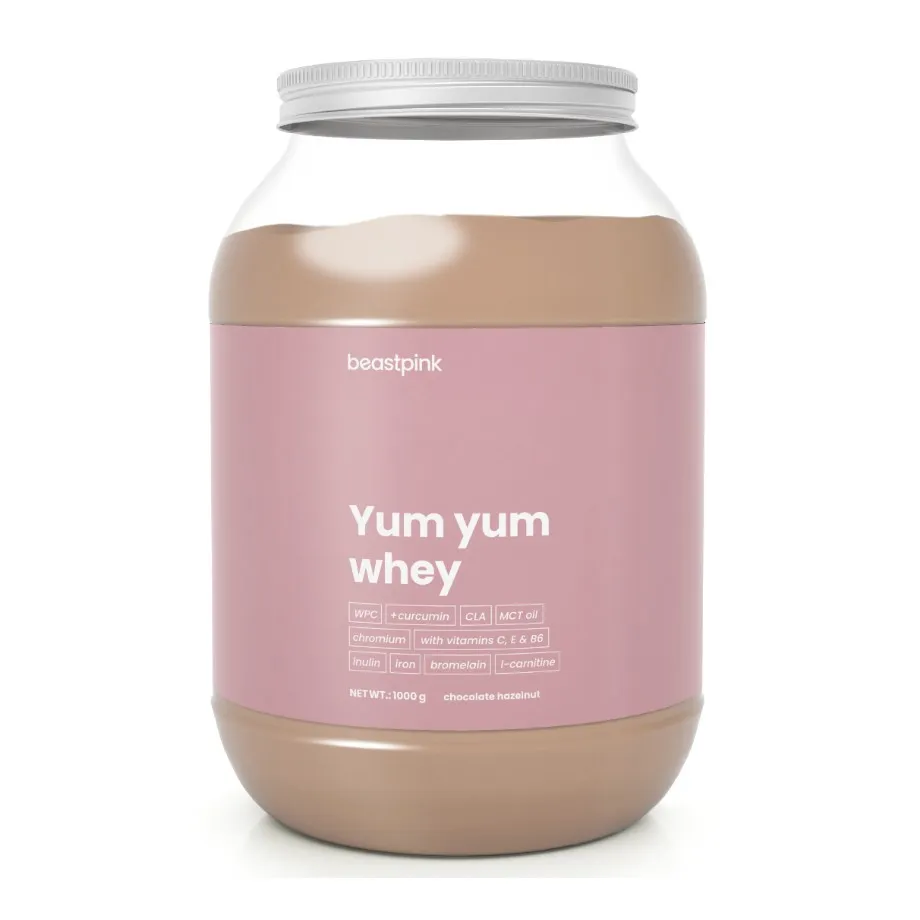 Πρωτεΐνη Yum Yum Whey - BeastPink 1000g Σοκολάτα Φουντούκι 1 Πρωτεΐνη Yum Yum Whey - BeastPink 1000g Σοκολάτα Φουντούκι
